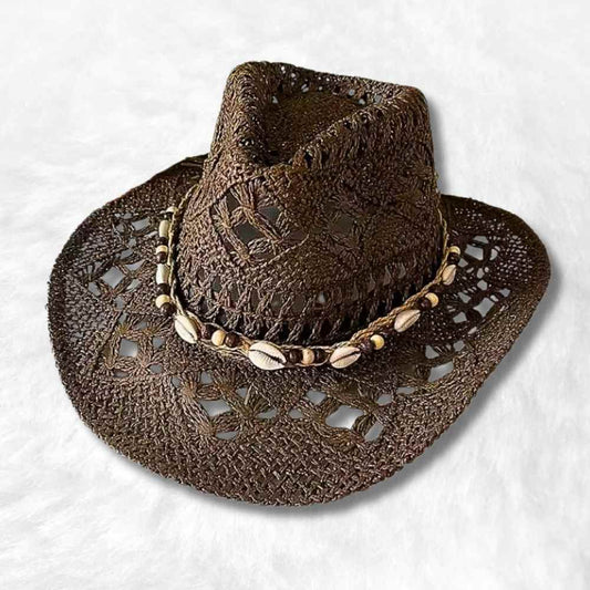 Chapeau Cowboy Paille​ café