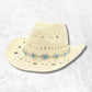 Chapeau Cowboy Paille Femme​ crème