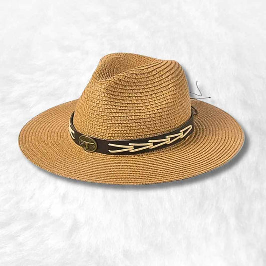 Chapeau Cowboy Paille Homme​ marron