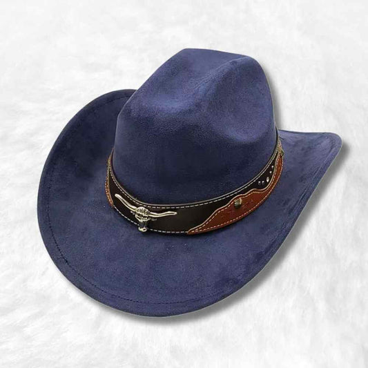 Chapeau Cowboy Authentique marine