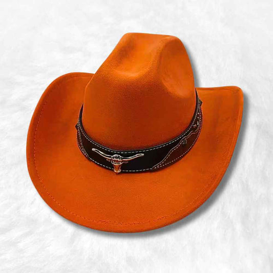Chapeau Cowboy Authentique orange