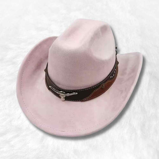 Chapeau Cowboy Authentique rose