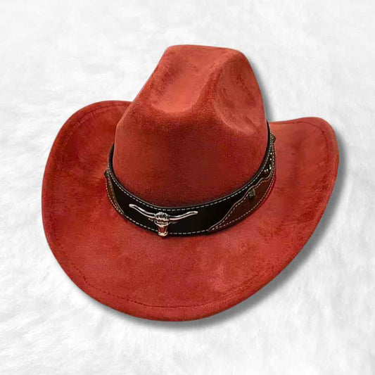 Chapeau Cowboy Authentique rouge