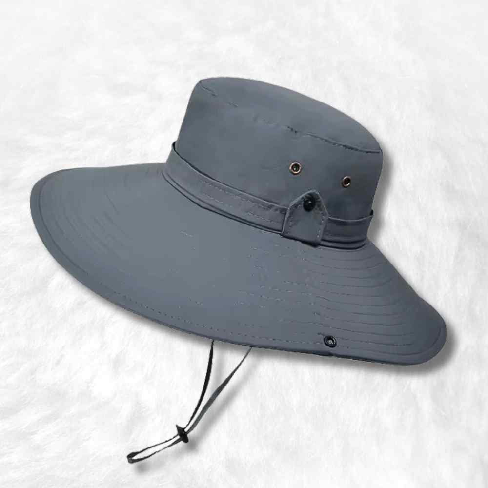 Chapeau Safari Homme Gris | UPF 50+