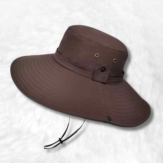 Chapeau Safari Homme Marron