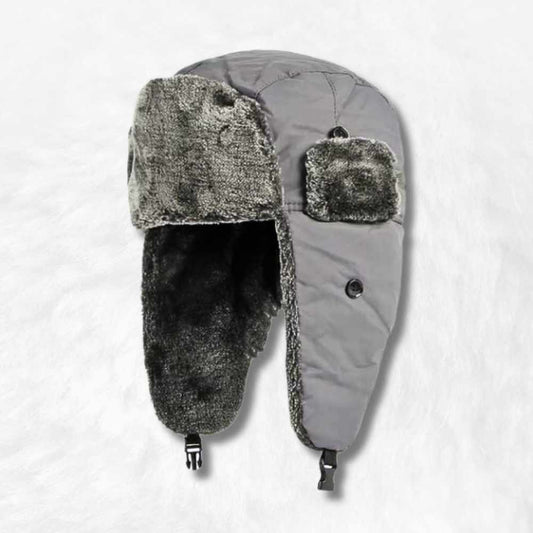 Chapka Ushanka Gris clair