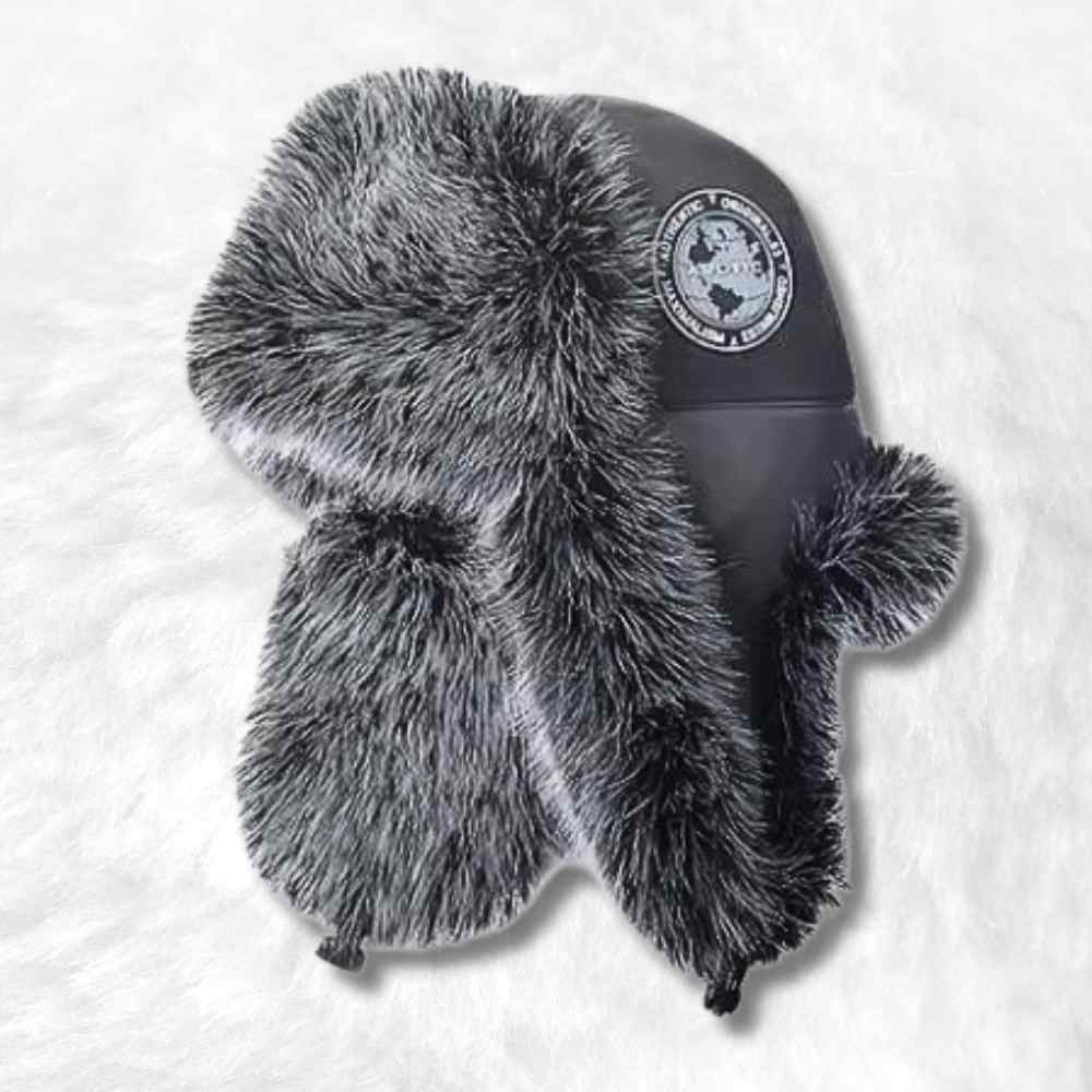 Chapka en Fourrure Homme grise - Élégance hivernale et confort absolu ...