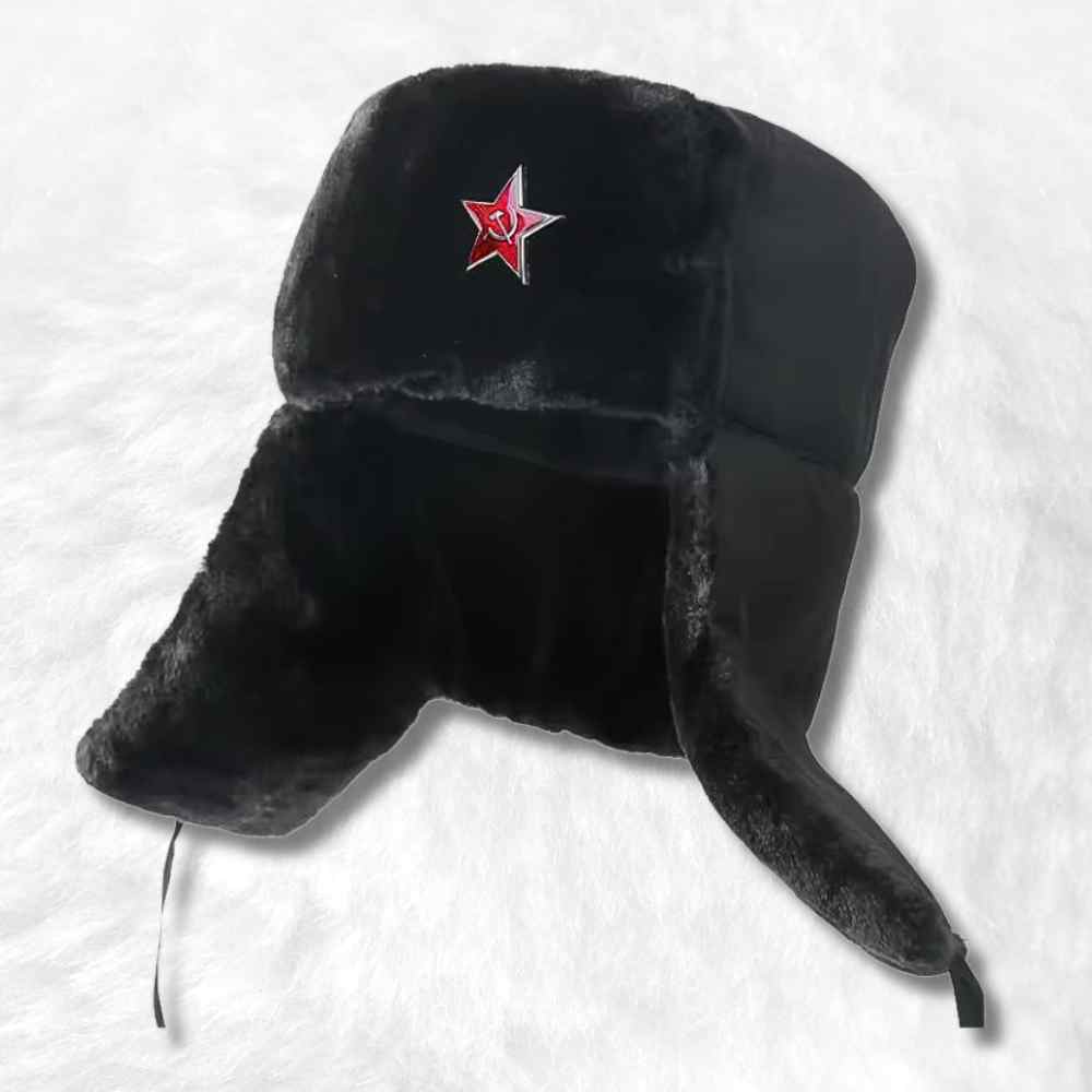 Chapka Soviétique Noir 2